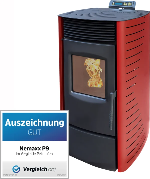 NEMAXX® Pelletofen P9 – Pelletheizung mit 9 kW